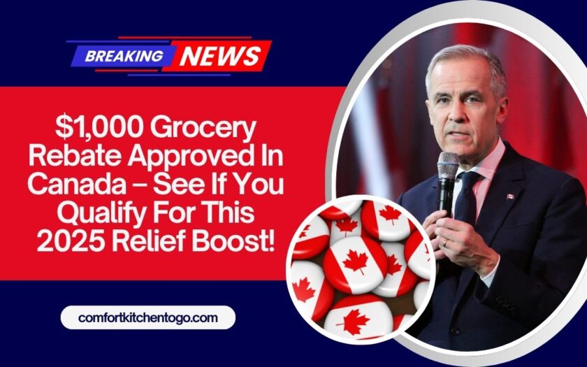 $1,000 Grocery Rebate Approved In Canada – See If You Qualify For This 2025 Relief Boost!