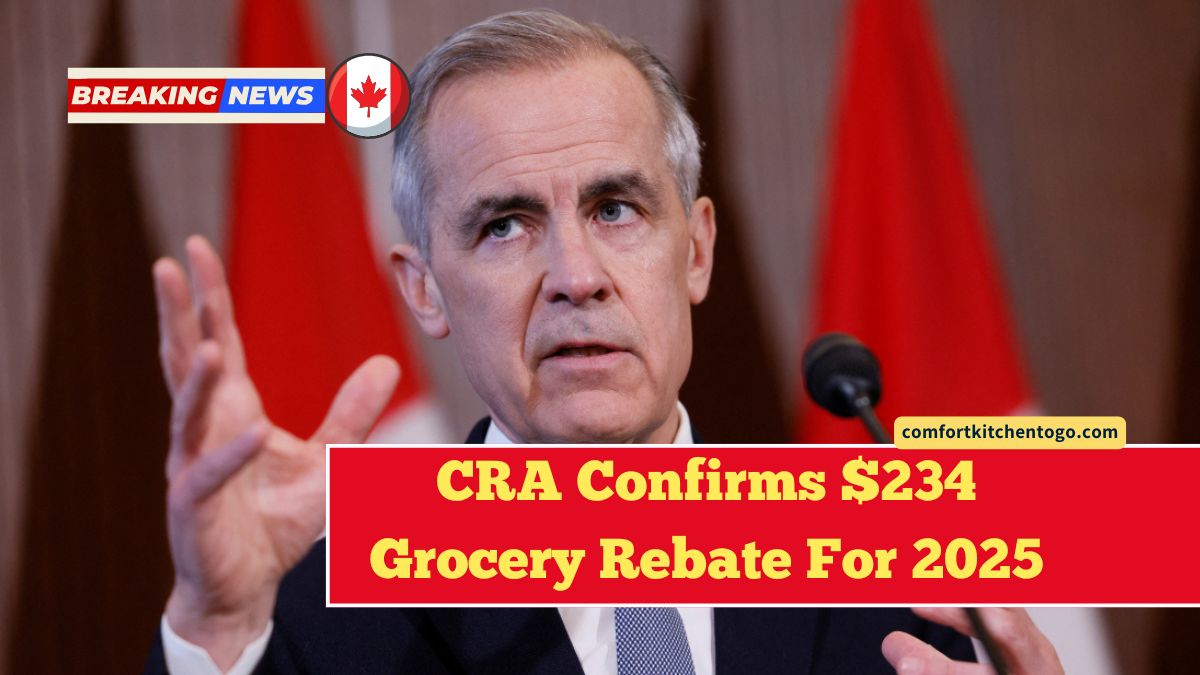 CRA Confirms $234 Grocery Rebate For 2025 – Who Qualifies, When You’ll Get Paid, And Full Payment Breakdown