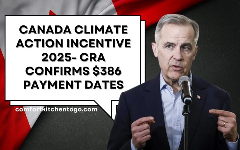 Canada Climate Action Incentive 2025- CRA Confirms $386 Payment Dates