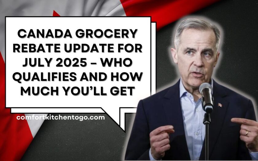 Canada Grocery Rebate Update for July 2025 – Who Qualifies and How Much You’ll Get
