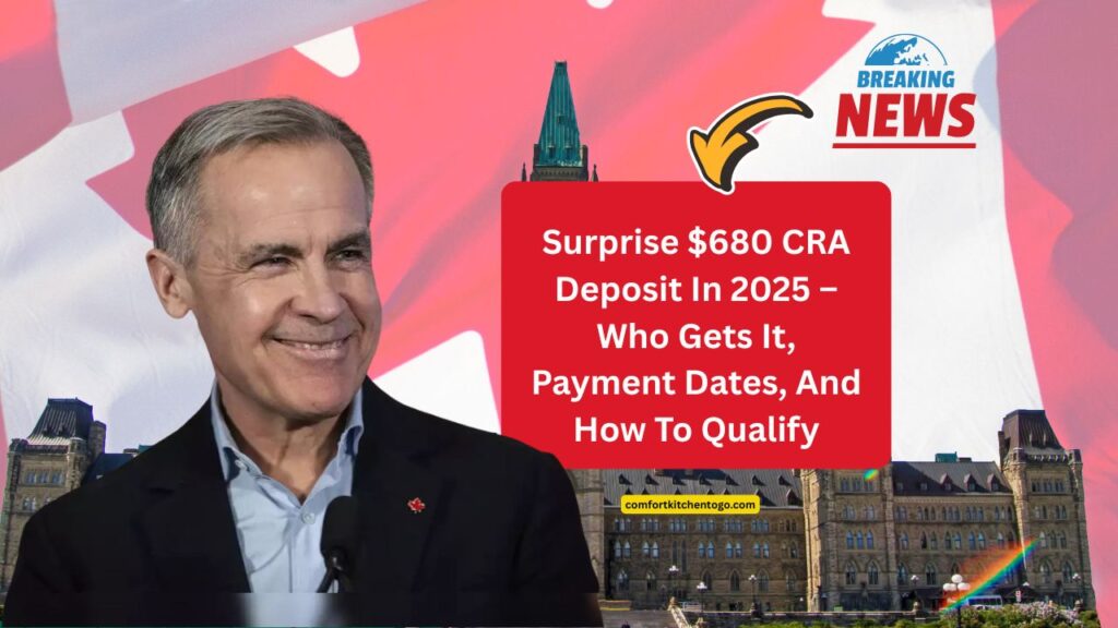 Surprise $680 CRA Deposit In 2025 – Who Gets It, Payment Dates, And How To Qualify