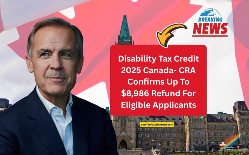 Disability Tax Credit 2025 Canada- CRA Confirms Up To $8,986 Refund For Eligible Applicants