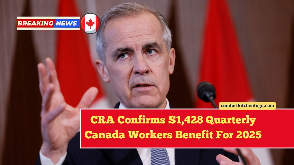 CRA Confirms $1,428 Quarterly Canada Workers Benefit For 2025 – Check Eligibility Now