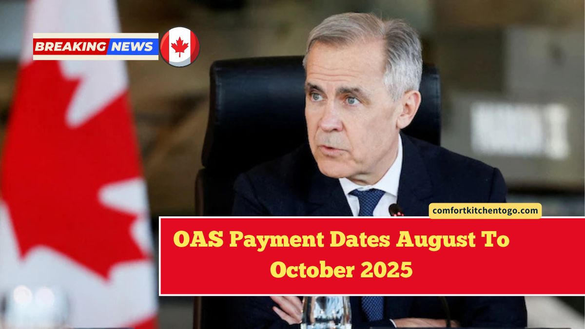 OAS Payment Dates August To October 2025- Full Deposit Calendar & Amount Ranges Confirmed