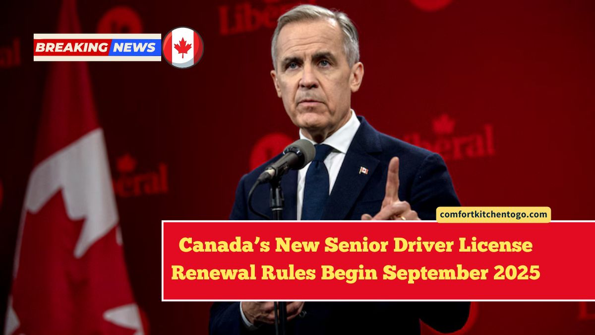 Canada’s New Senior Driver License Renewal Rules Begin September 2025 – What You Must Know