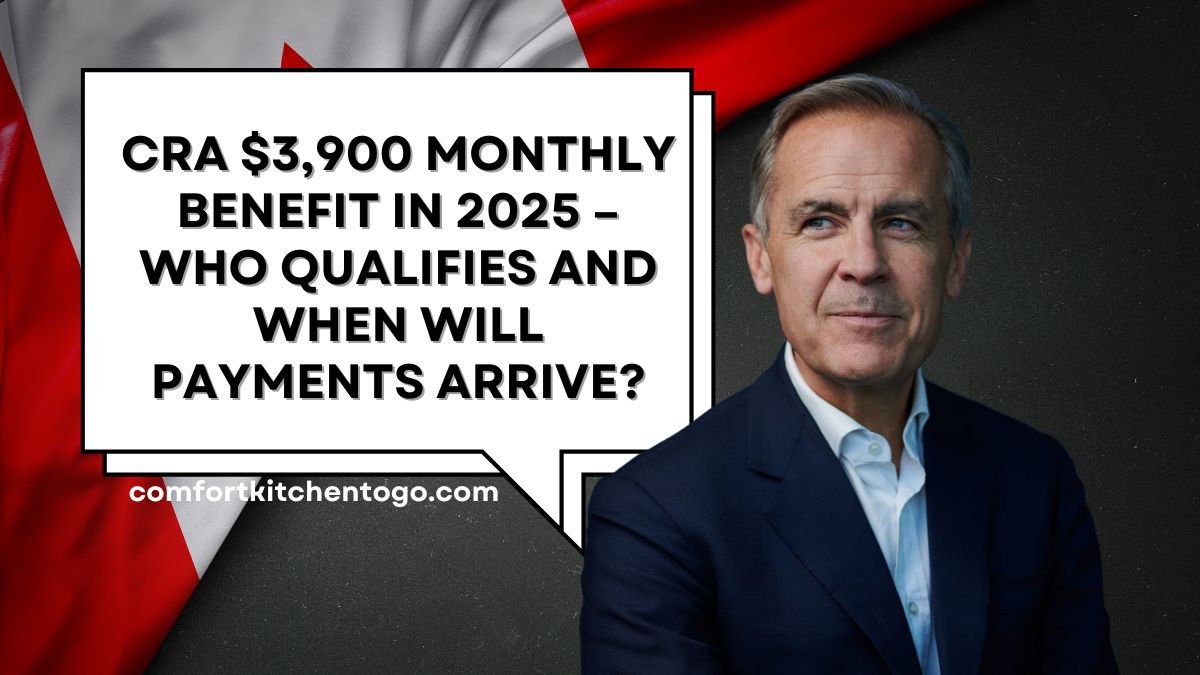 CRA $3,900 Monthly Benefit in 2025 – Who Qualifies and When Will Payments Arrive?