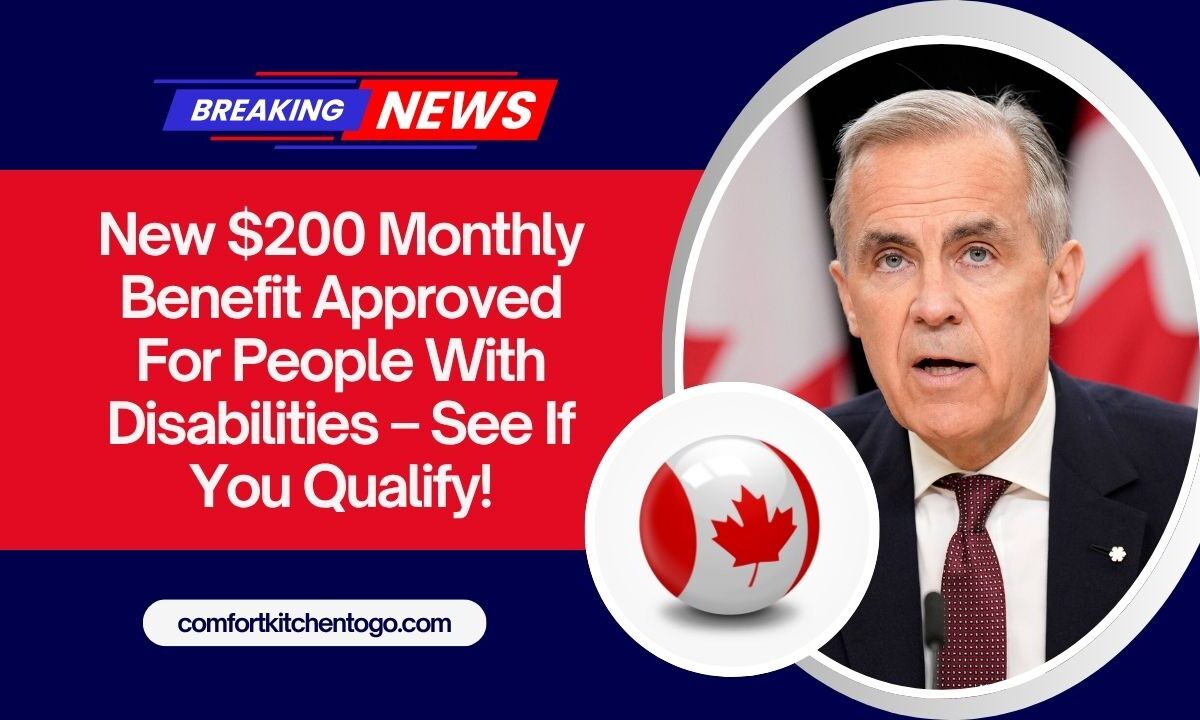 New $200 Monthly Benefit Approved For People With Disabilities – See If You Qualify!